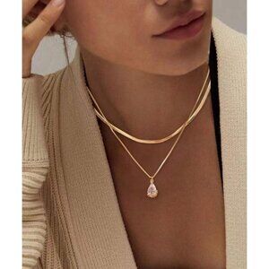 18K Gold Plated Stainless Steel Chain Necklace